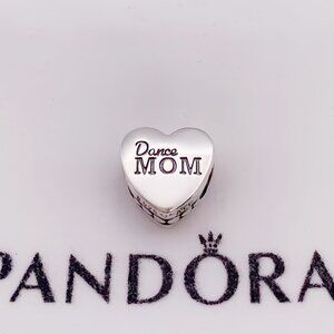 Engravable Dance Mom Heart Charm